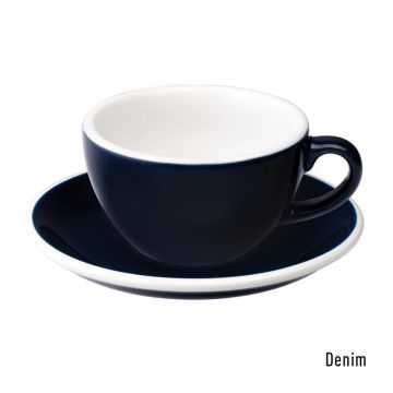 Loveramics egg cappuccino tasse et soucoupe (200ml) denim