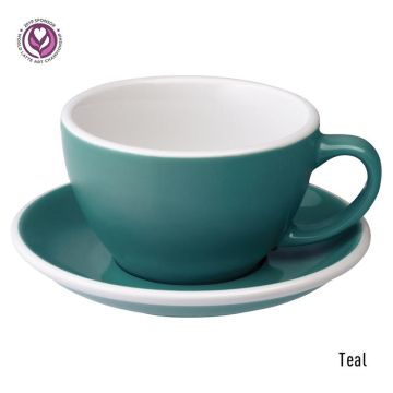 Loveramics egg café latte tasse et soucoupe (300ml) teal