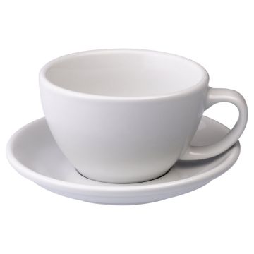 Loveramics egg café latte tasse et soucoupe (300ml) blanc
