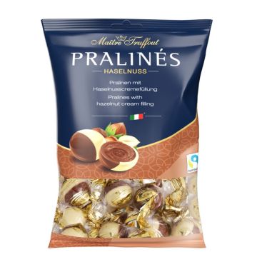 Chocolats fourrés de crème aux noisettes (125g)