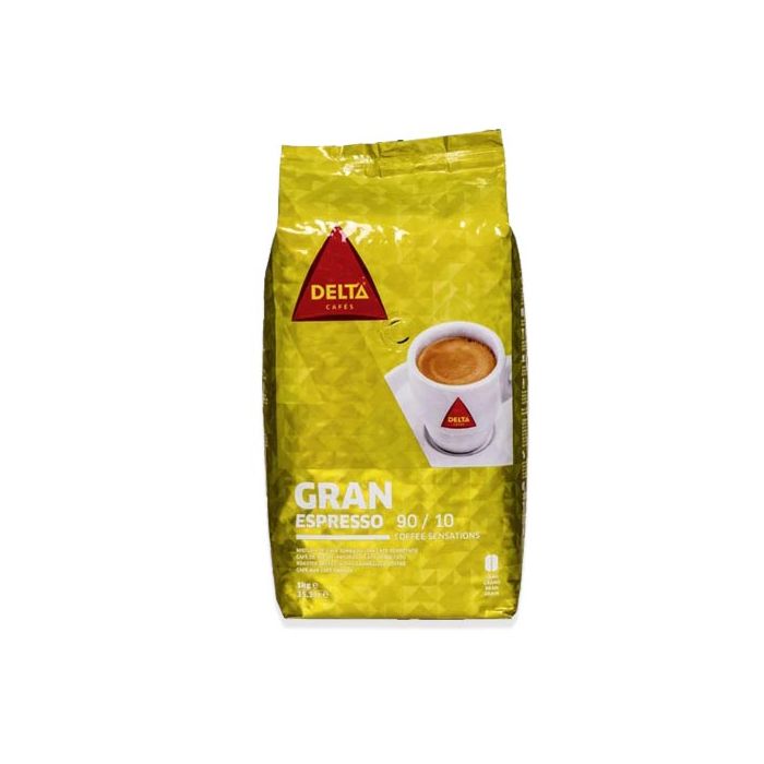 Acheter Café en grains Delta Gran espresso 90/10 (1kg) en ligne