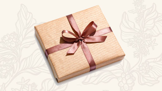 Offrir du café en cadeau